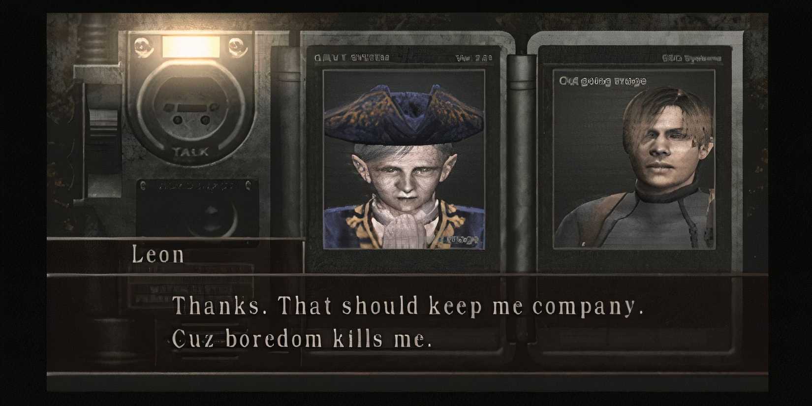 leon kennedy and ramon salazar in resident evil 4