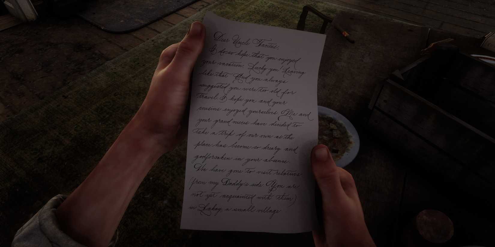 Letters In Rdr Red Dead Redemption 2: Chapter 5's Missable Content