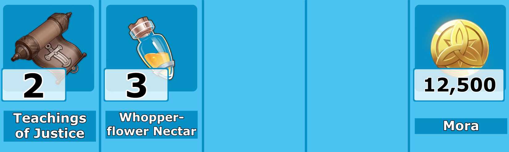 Level 2 Furina Talent Materials - Genshin Impact