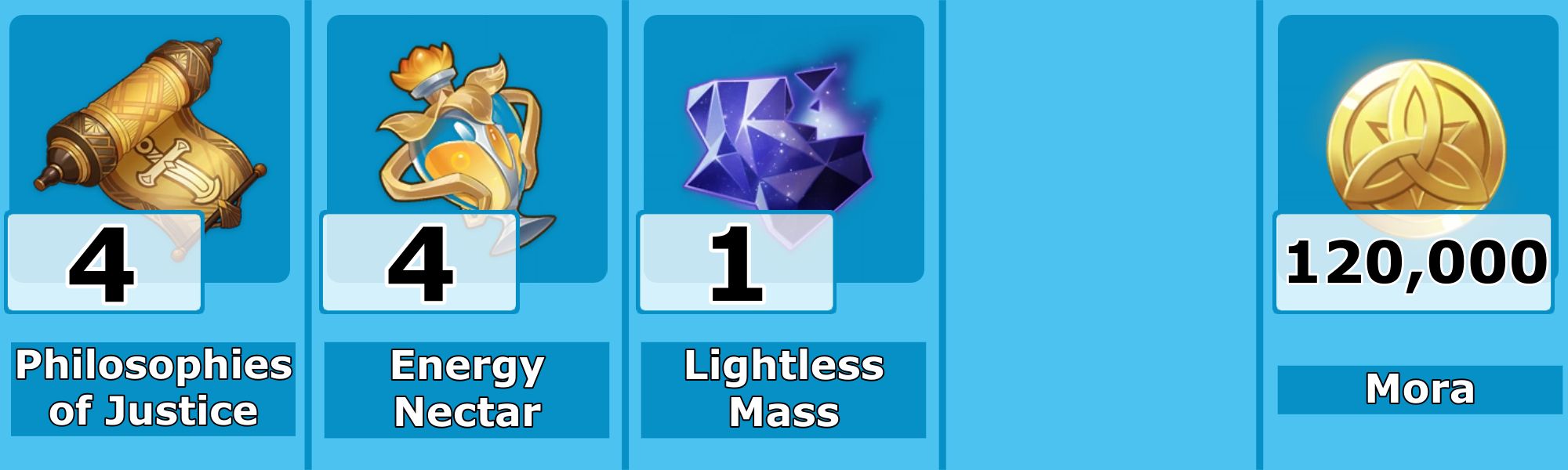 Level 7 Furina Talent Materials - Genshin Impact