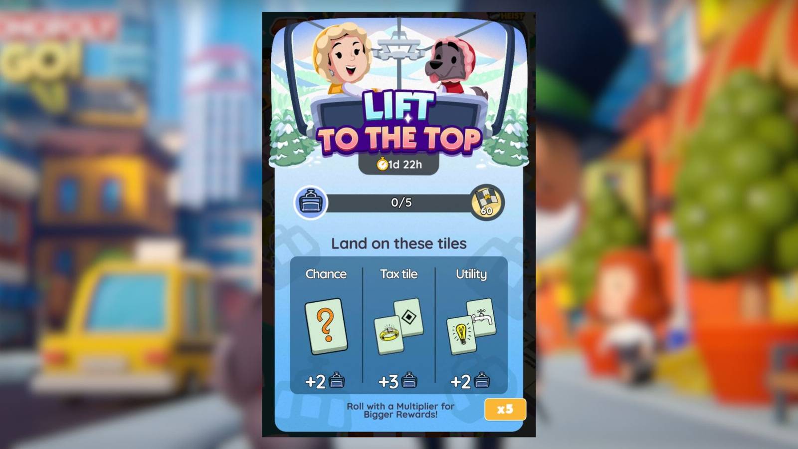 lift to the top monopoly go 