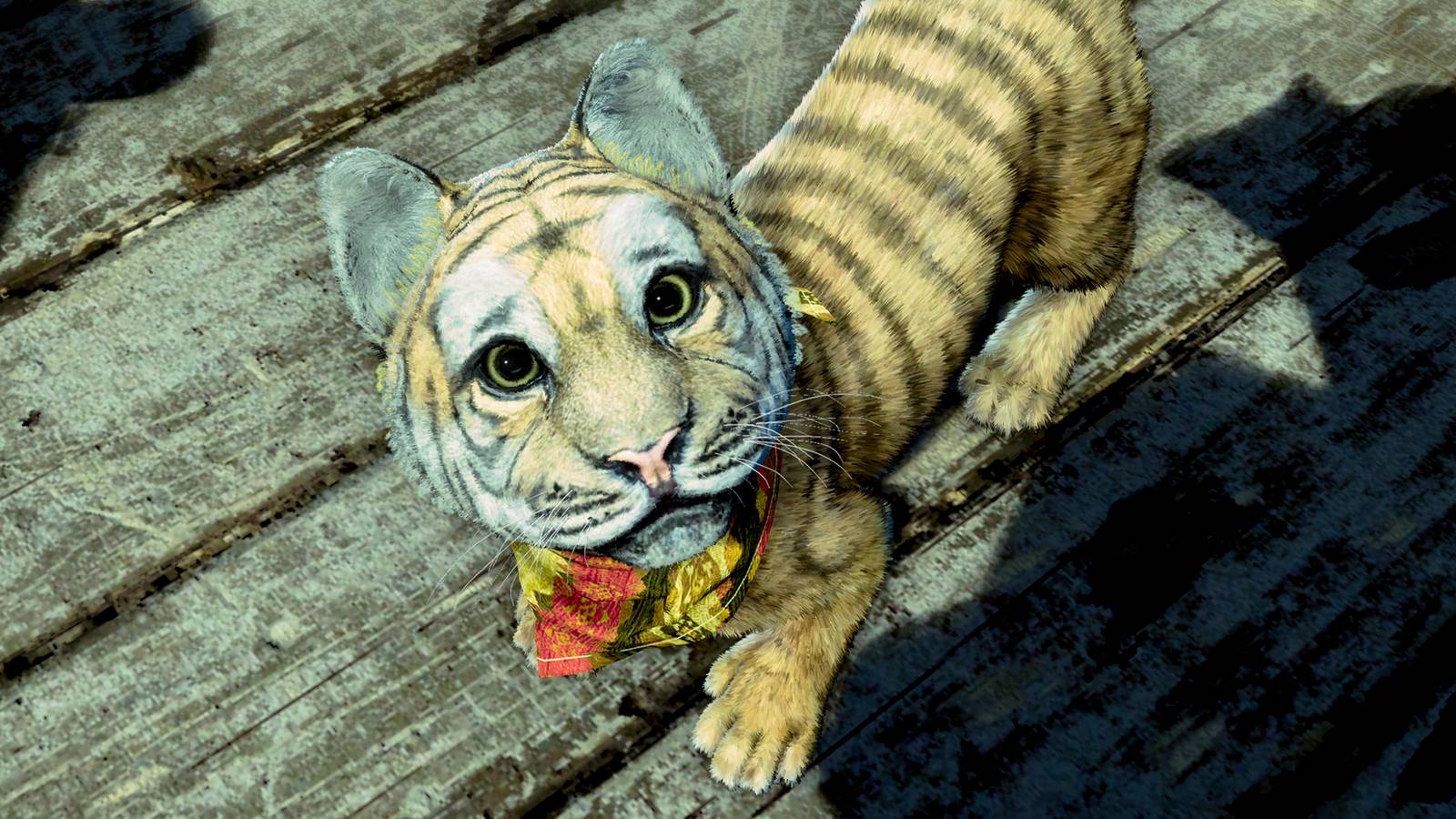 Like a Dragon Pirate Yakuza in Hawaii Goro the Tiger Looking Up