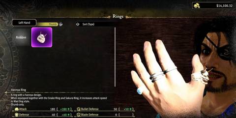 Like a Dragon Pirate Yakuza in Hawaii Hannya Ring 