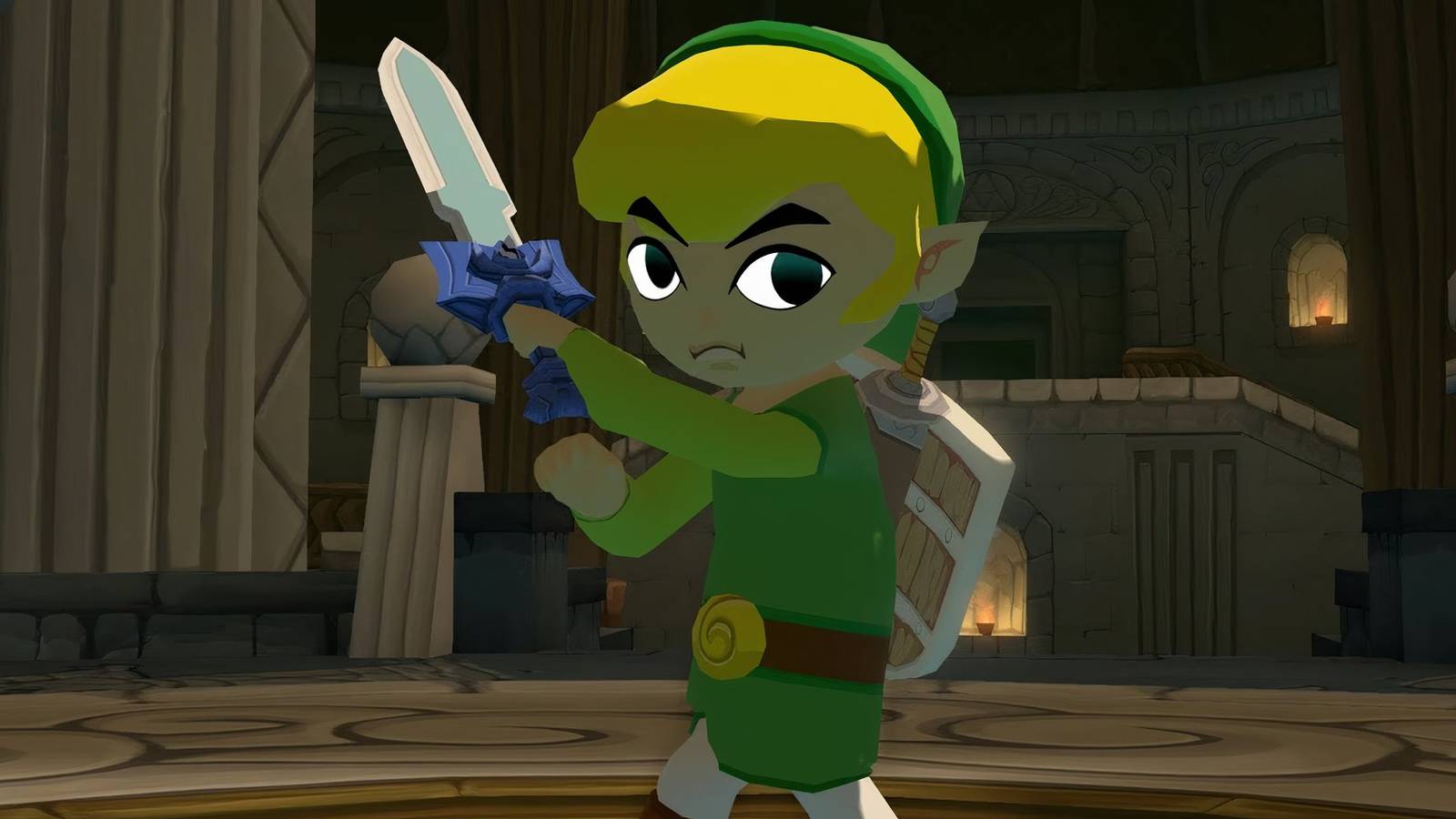 Link in The Legend Of Zelda The Wind Waker HD