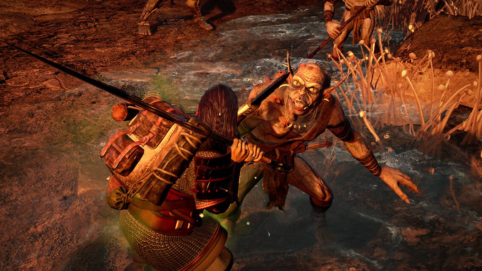 Lord of the Rings Return to Moria combat promo gameplay screenshot