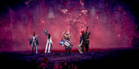 Lost Ark a crew assembles before an enemy