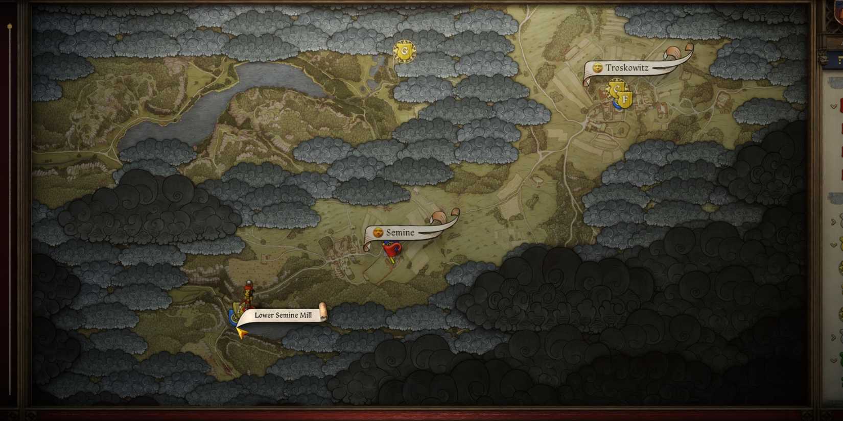 lower semine map location in kingdom come deliverance 2