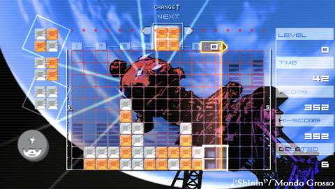 Lumines Puzzle Fusion PSP Image 4