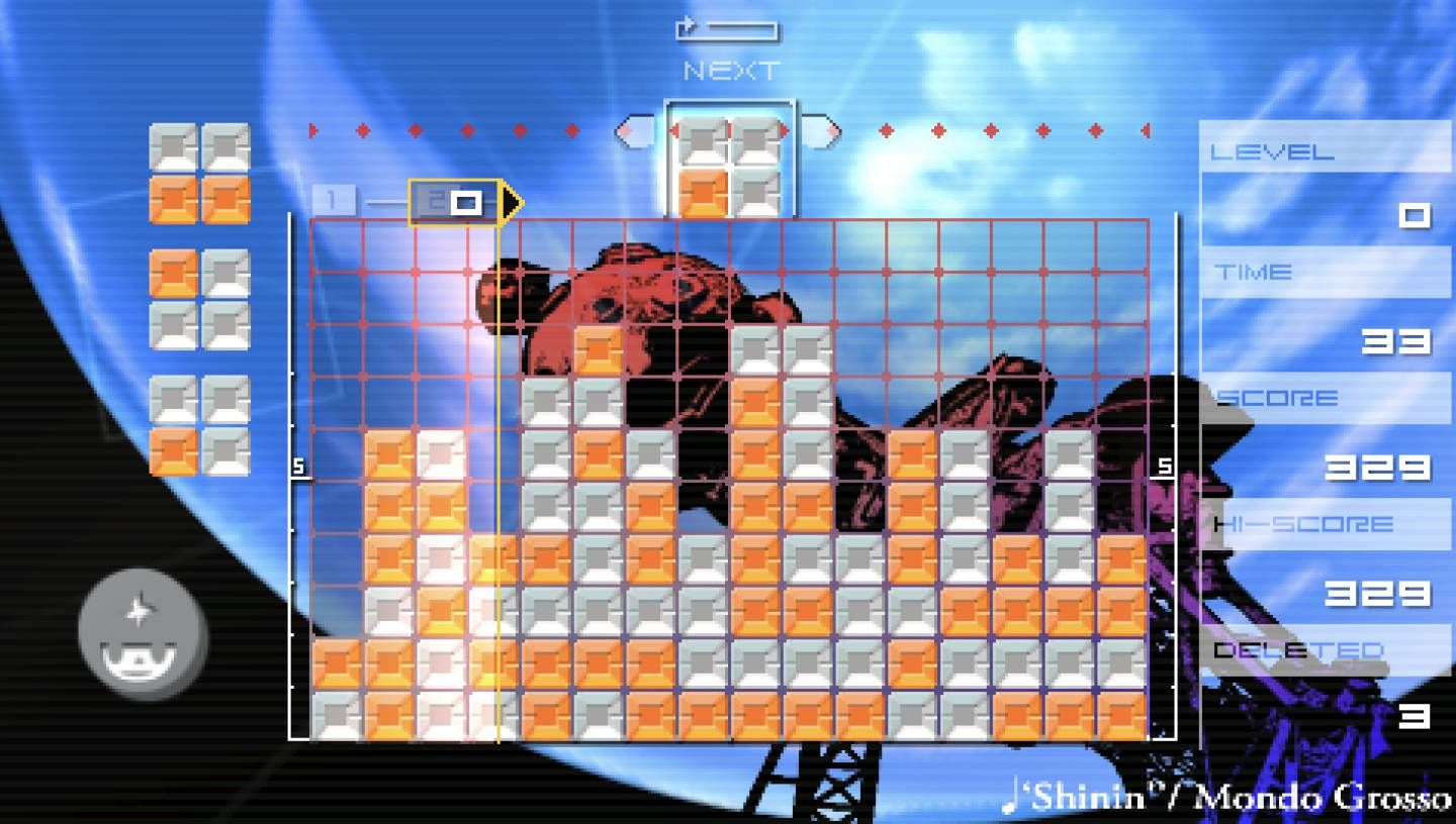 Lumines Puzzle Fusion PSP Image 5