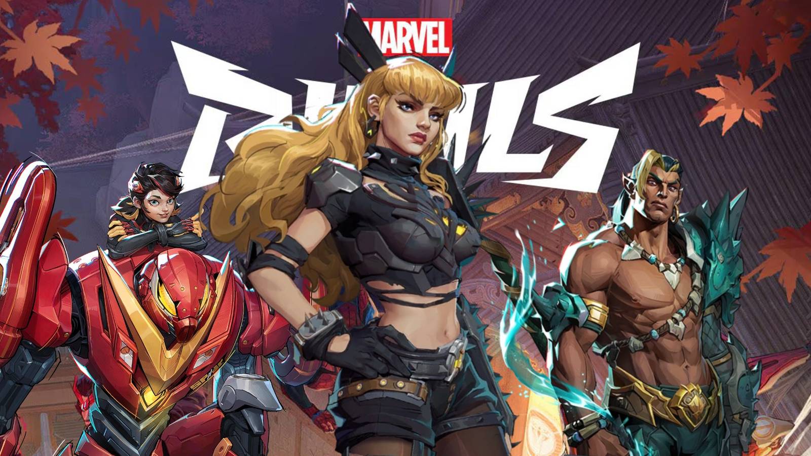 Magik, Peni Parker, and Namor in Marvel Rivals