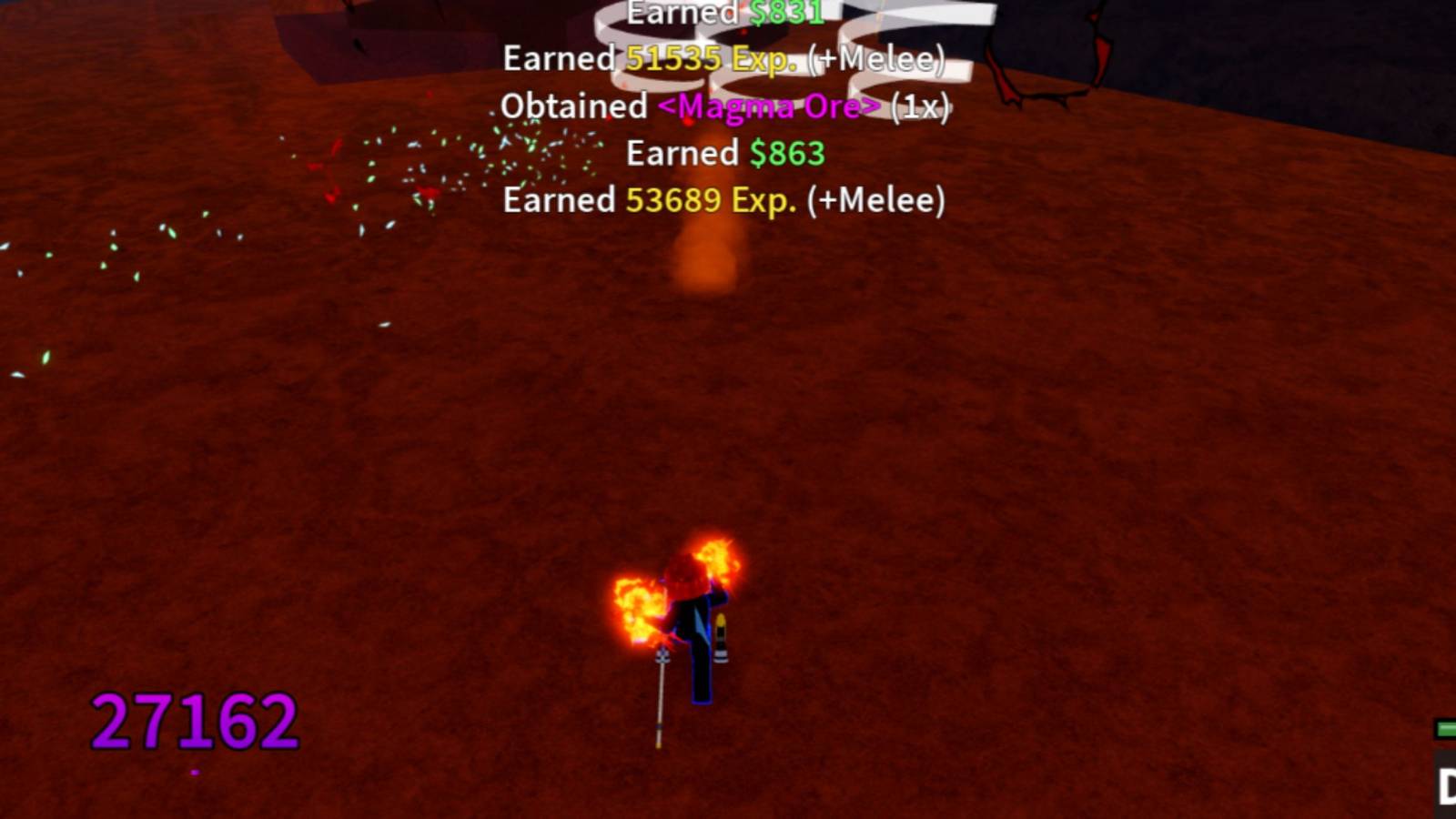 Magma Ore in Blox Fruits