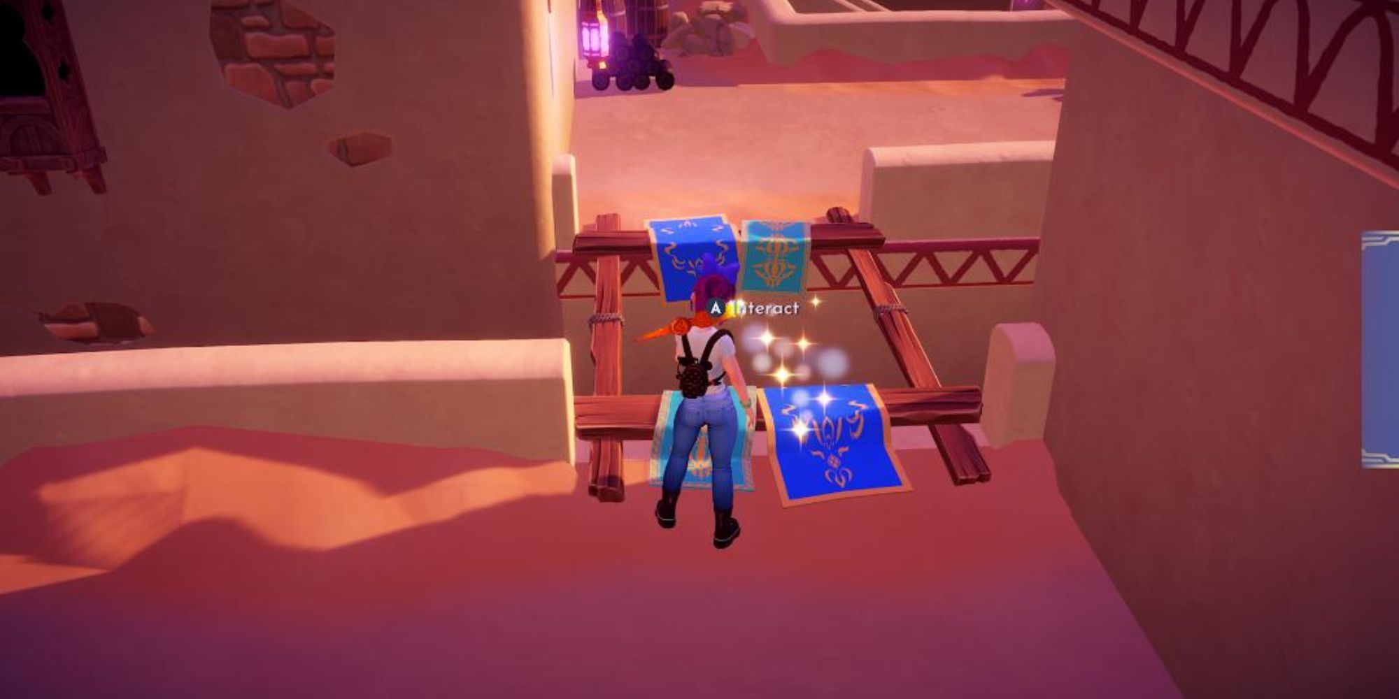 Making a walkway in Brave the Storm Aladdin Realm quest in Disney Dreamlight Valley