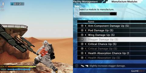 Manufacture Modules in Freedom Wars Remastered