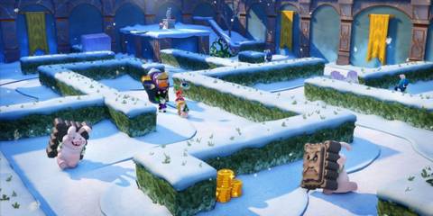 Mario + Rabbids Sparks of Hope enemies in a maze