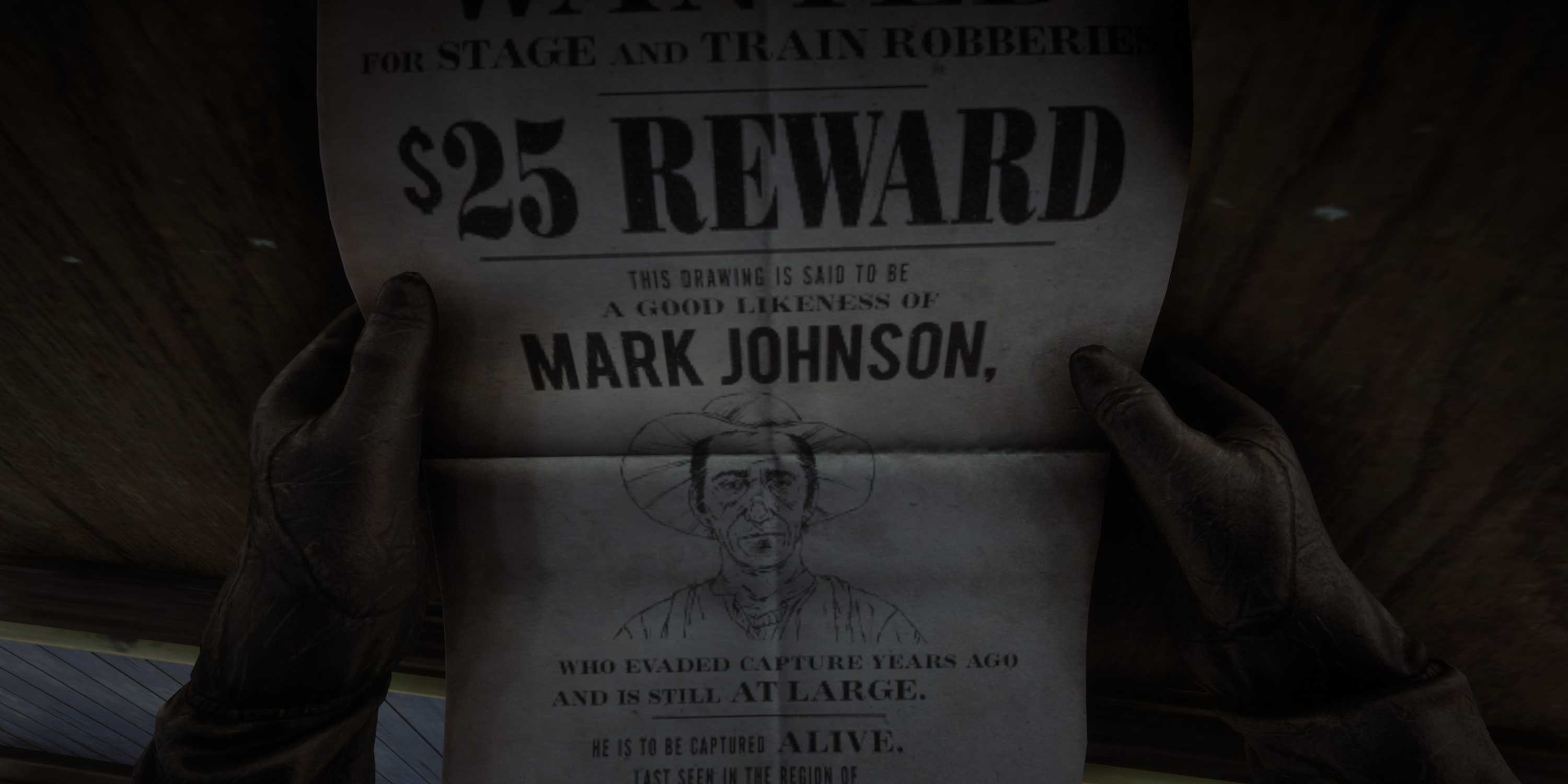 Mark Johnson Rdr2 Location Red Dead Redemption: Every Bounty Target & Their Location
