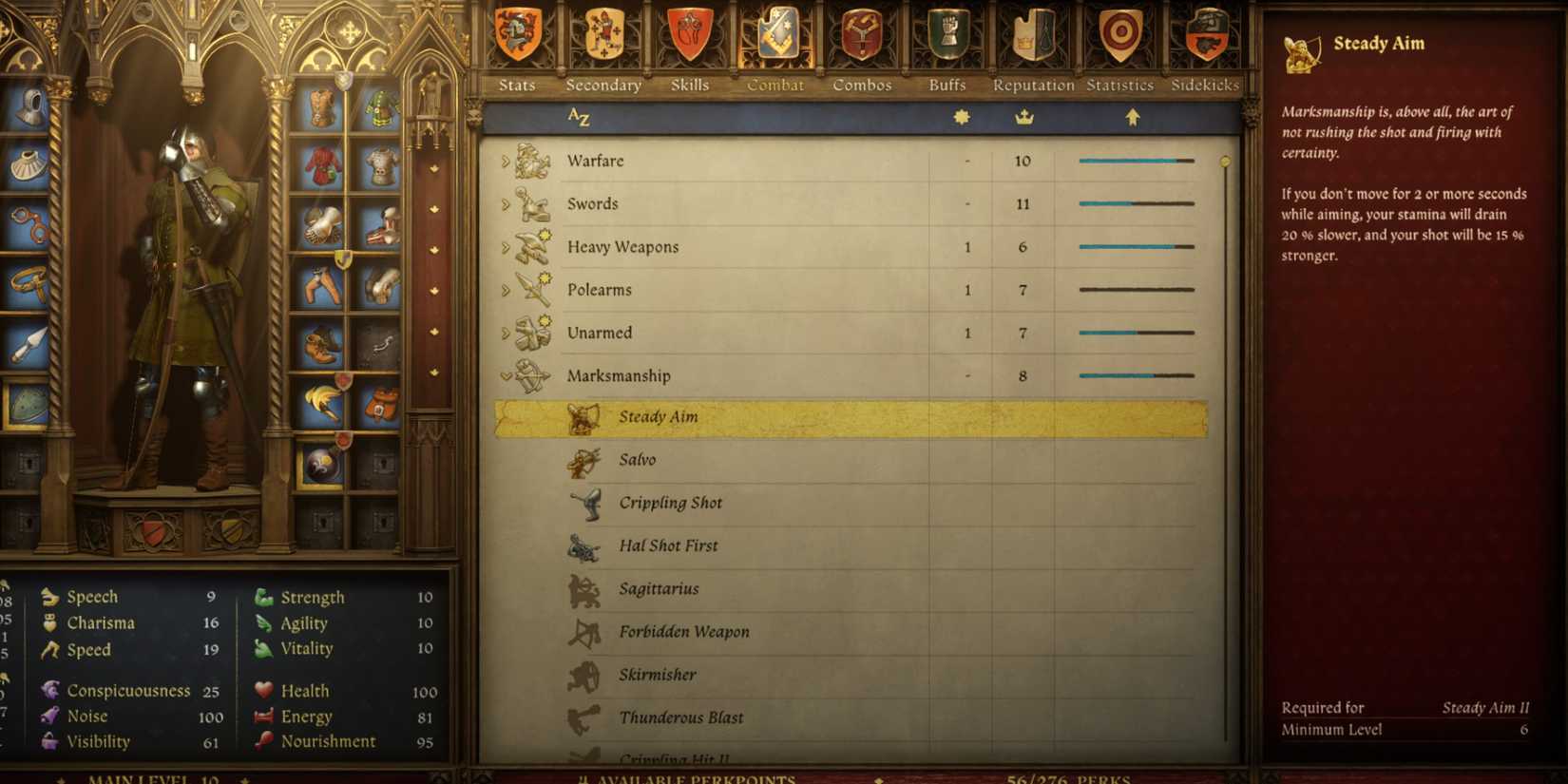 Marksmanship Perks Kingdom Come Deliverance II