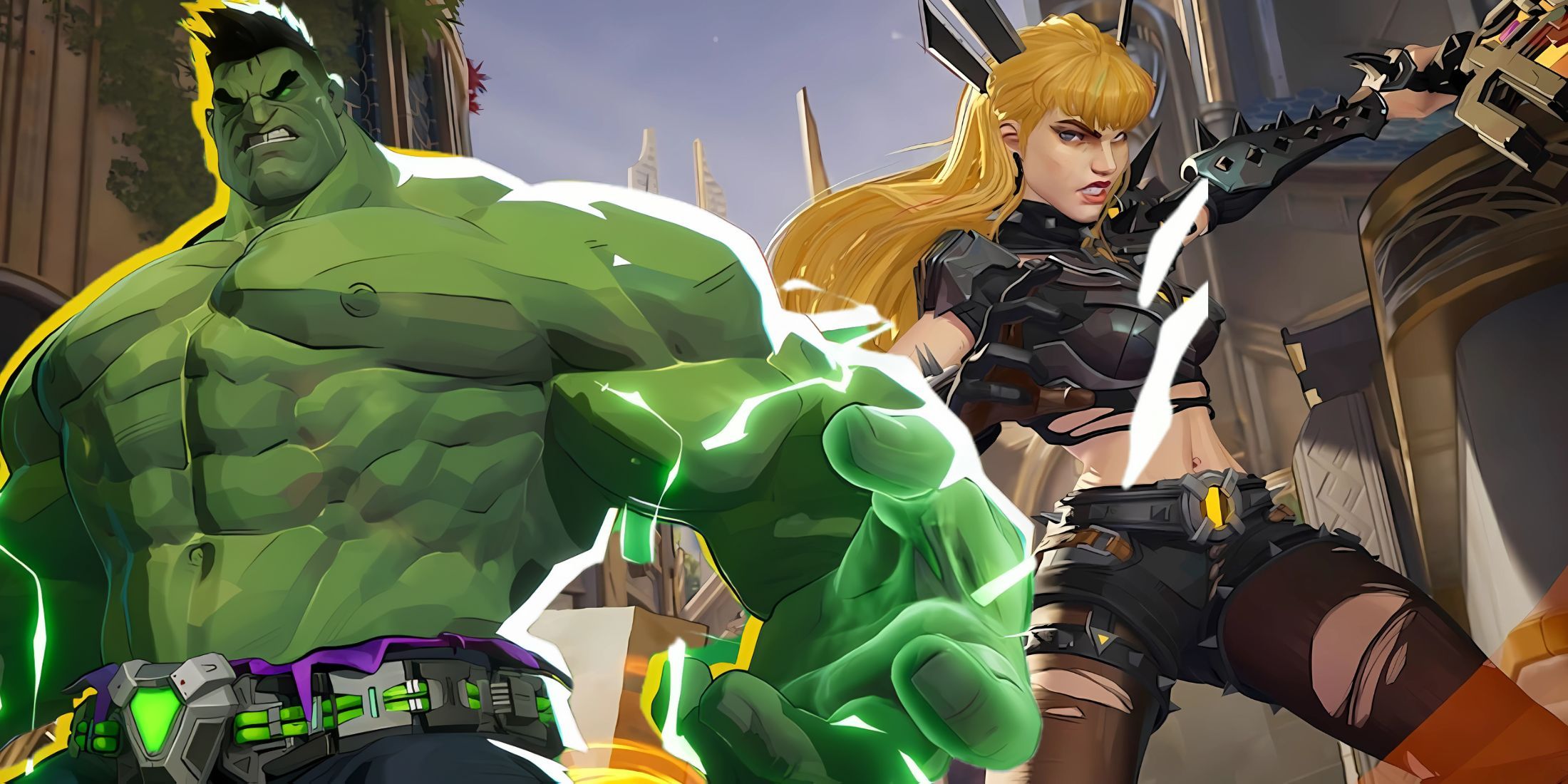 Marvel Rivals reveals punk skins for Hulk and Magik.