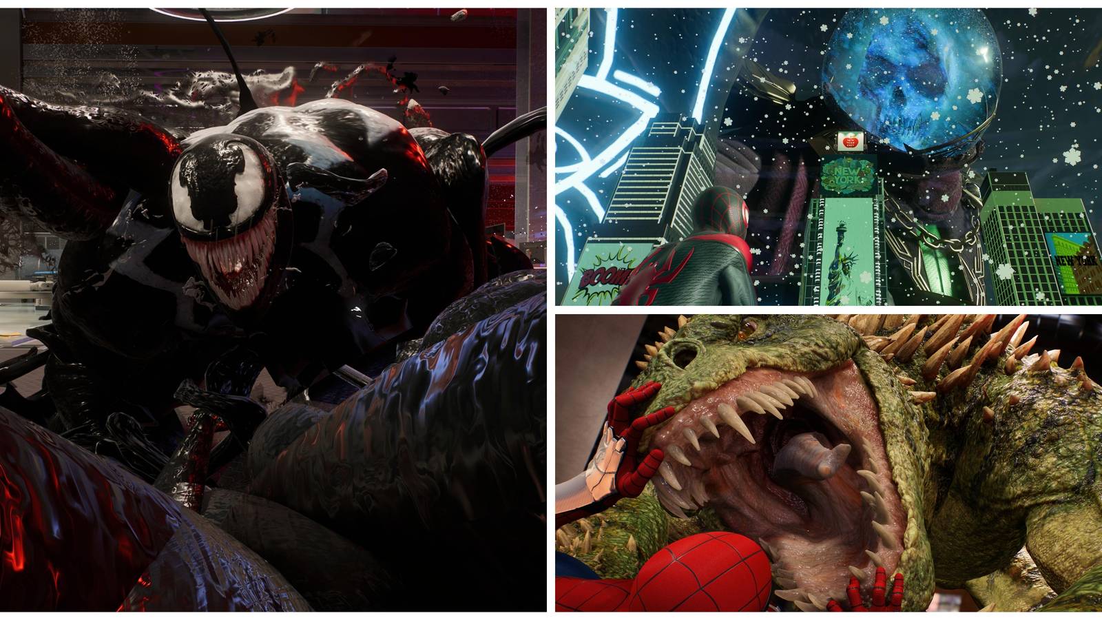 venom, the lizard, mysterio