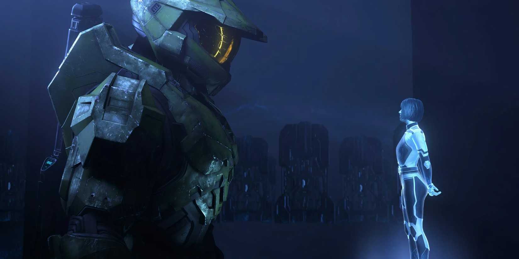 Maser Chief and Cortana in Halo Infinite