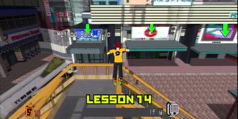 An image from the tutorial of Jet Set Radio