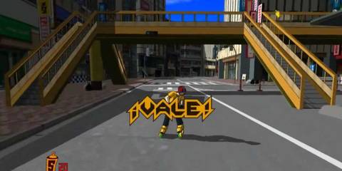 An image from the tutorial of Jet Set Radio