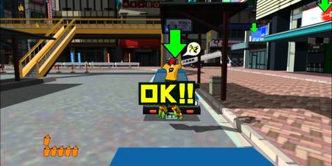 An image from the tutorial of Jet Set Radio