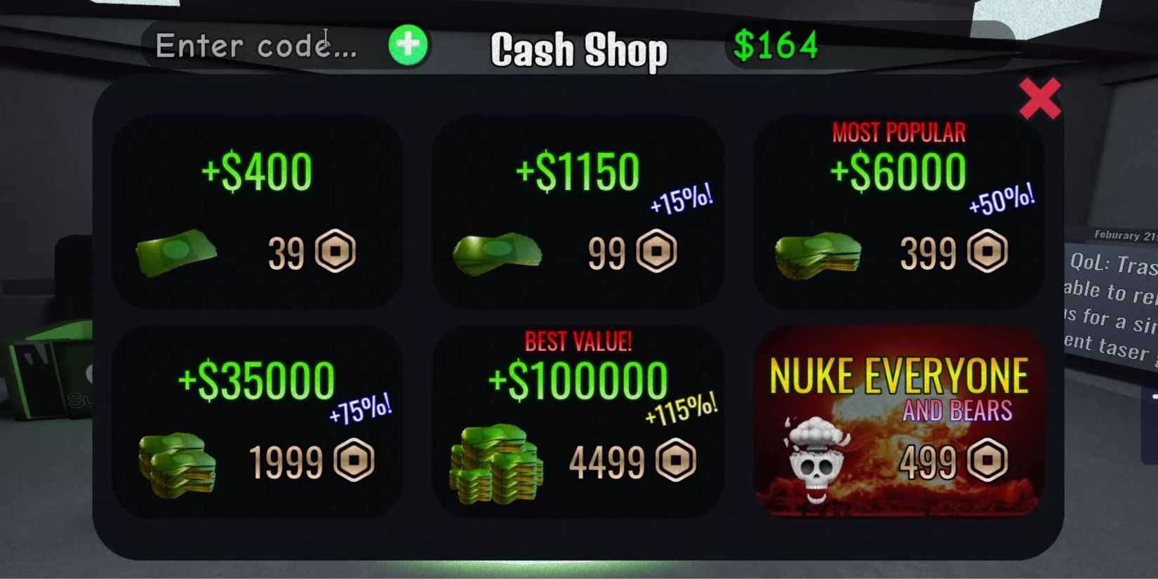 MEDVED the codes tab