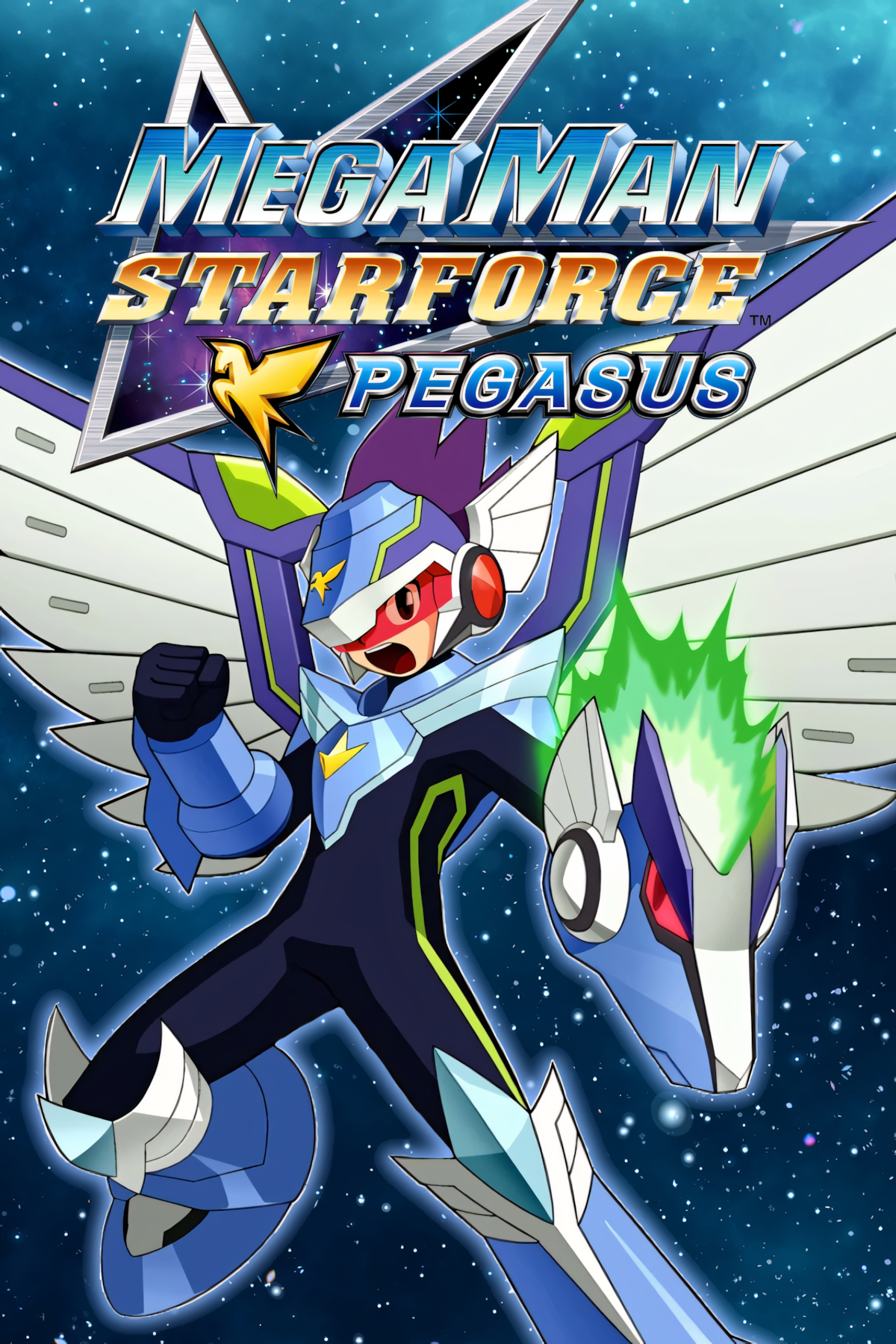 Mega Man Star Force: Pegasus Tag Page Cover Art