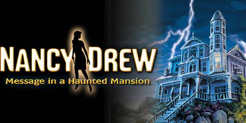 Message in a Haunted Mansion title card