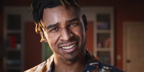 MindsEye Man smiles at the camera