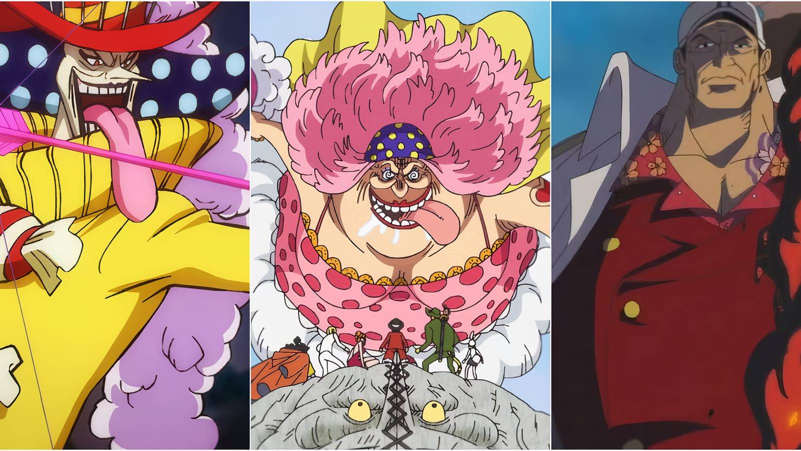 Perospero, Big Mom, Akainu 