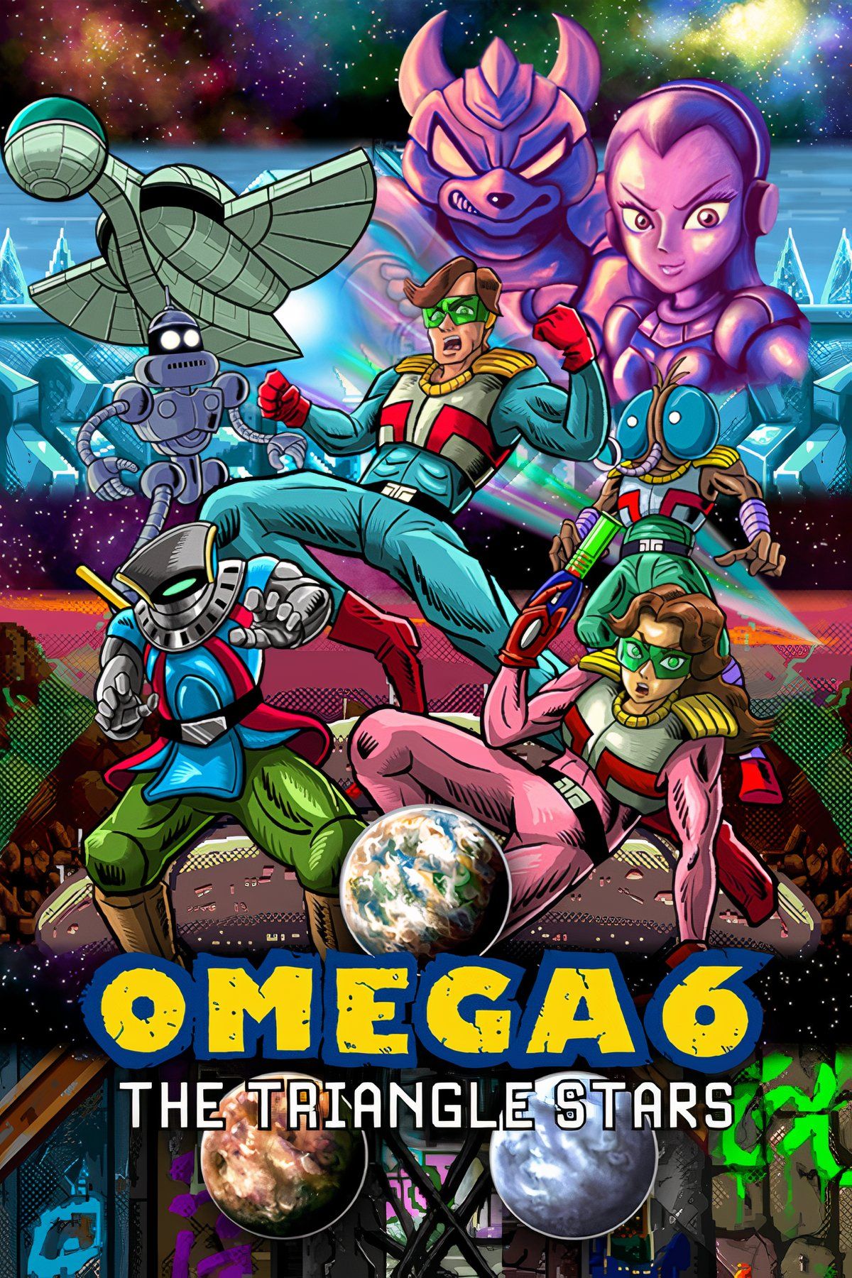 Omega 6 the triangle stars stars tag page cover art