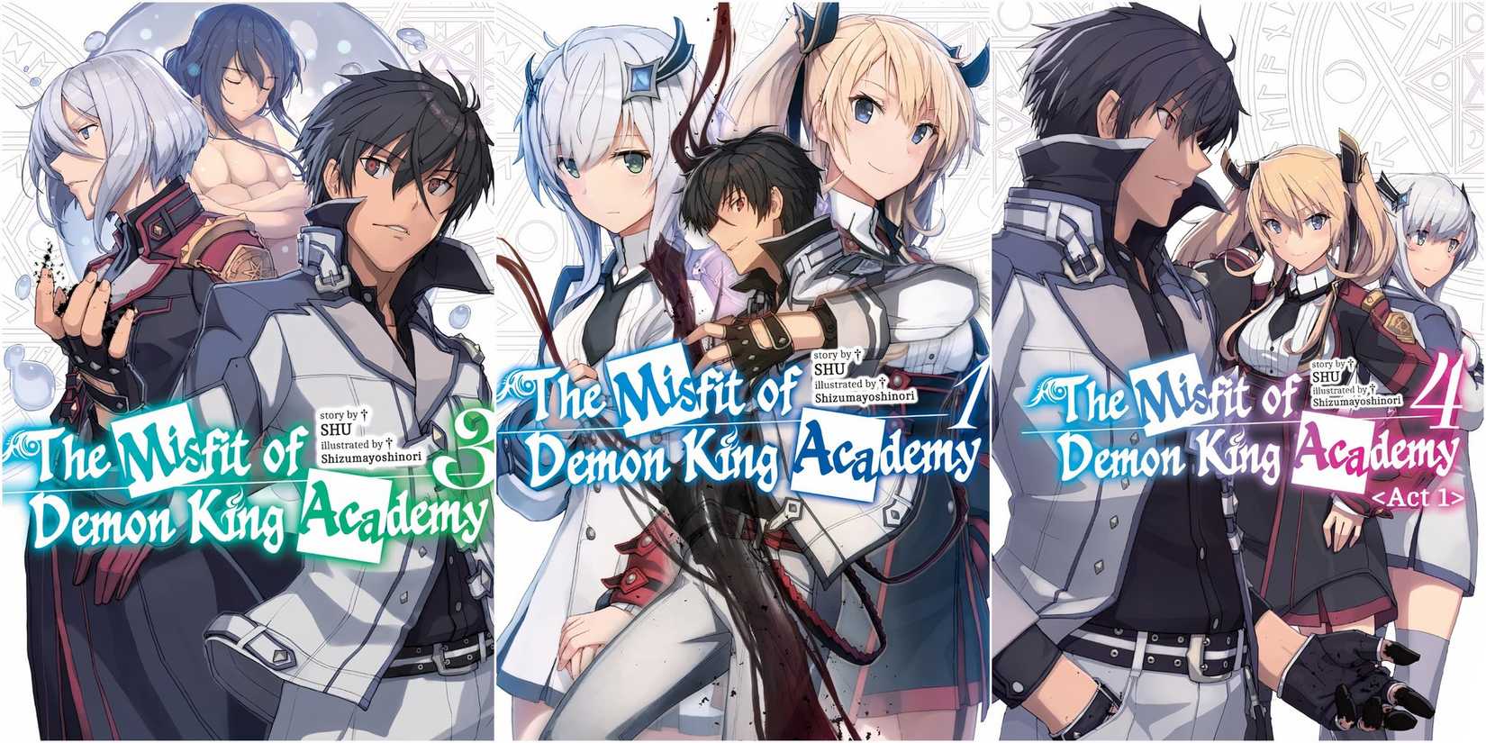 The Misfit of Demon King Academy Light Novel Cover