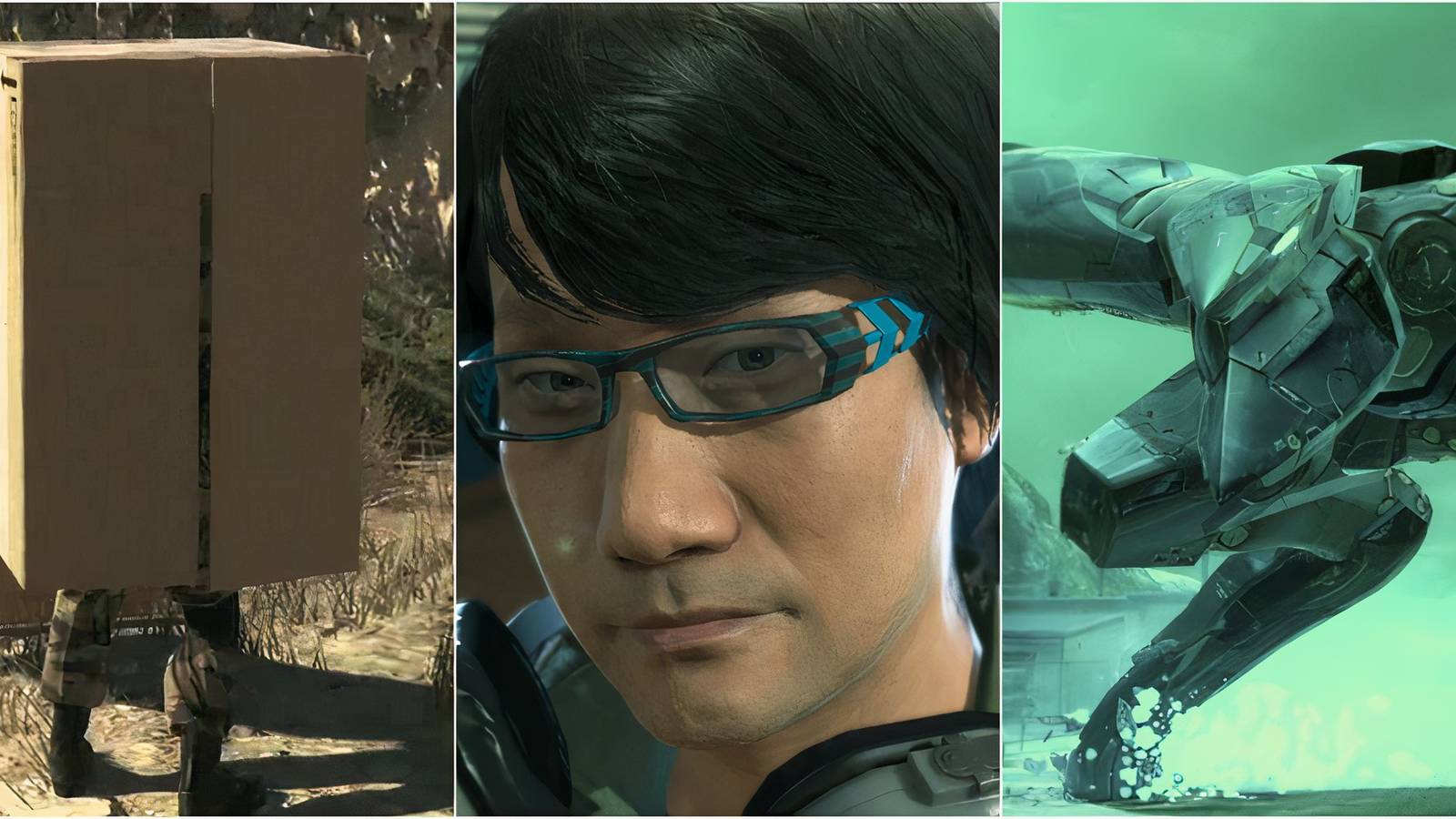 Cardboard box, Kojima, Metal Gear Ray