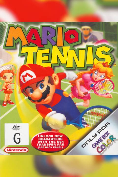 Mario Tennis (Game Boy Color) Tag Page Cover Art