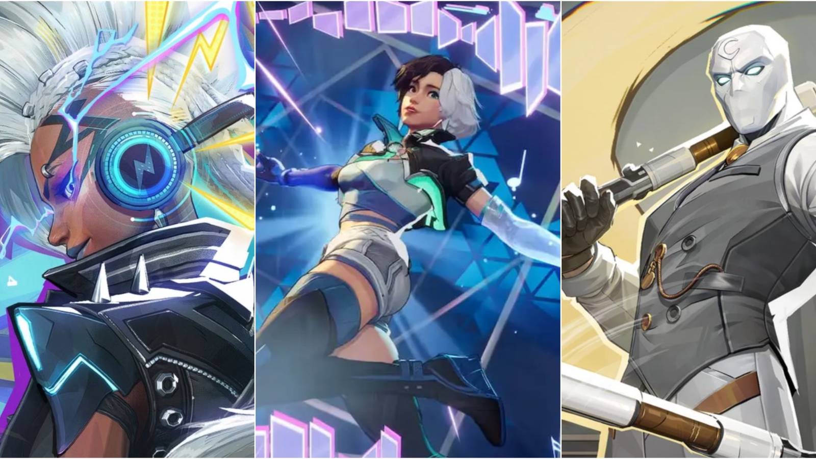 Storm, Luna Snow, Moom Knight in Marvel Rivals