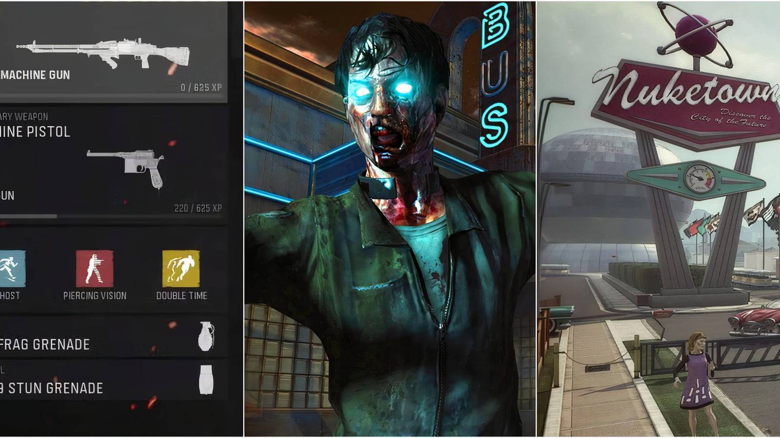 Create a Class, Zombie, Nuketown