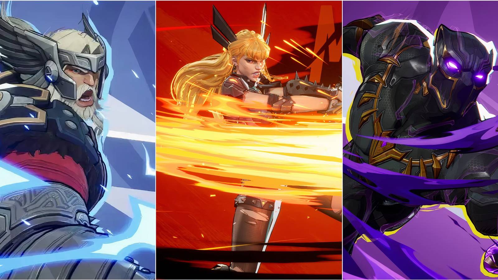 Thor, Magik, Black Panther