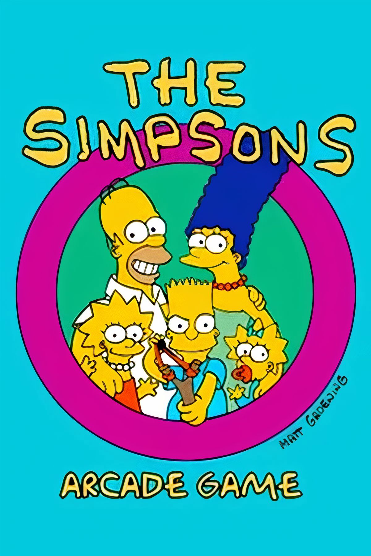 The Simpsons Arcade Game Tag Page Cover Art