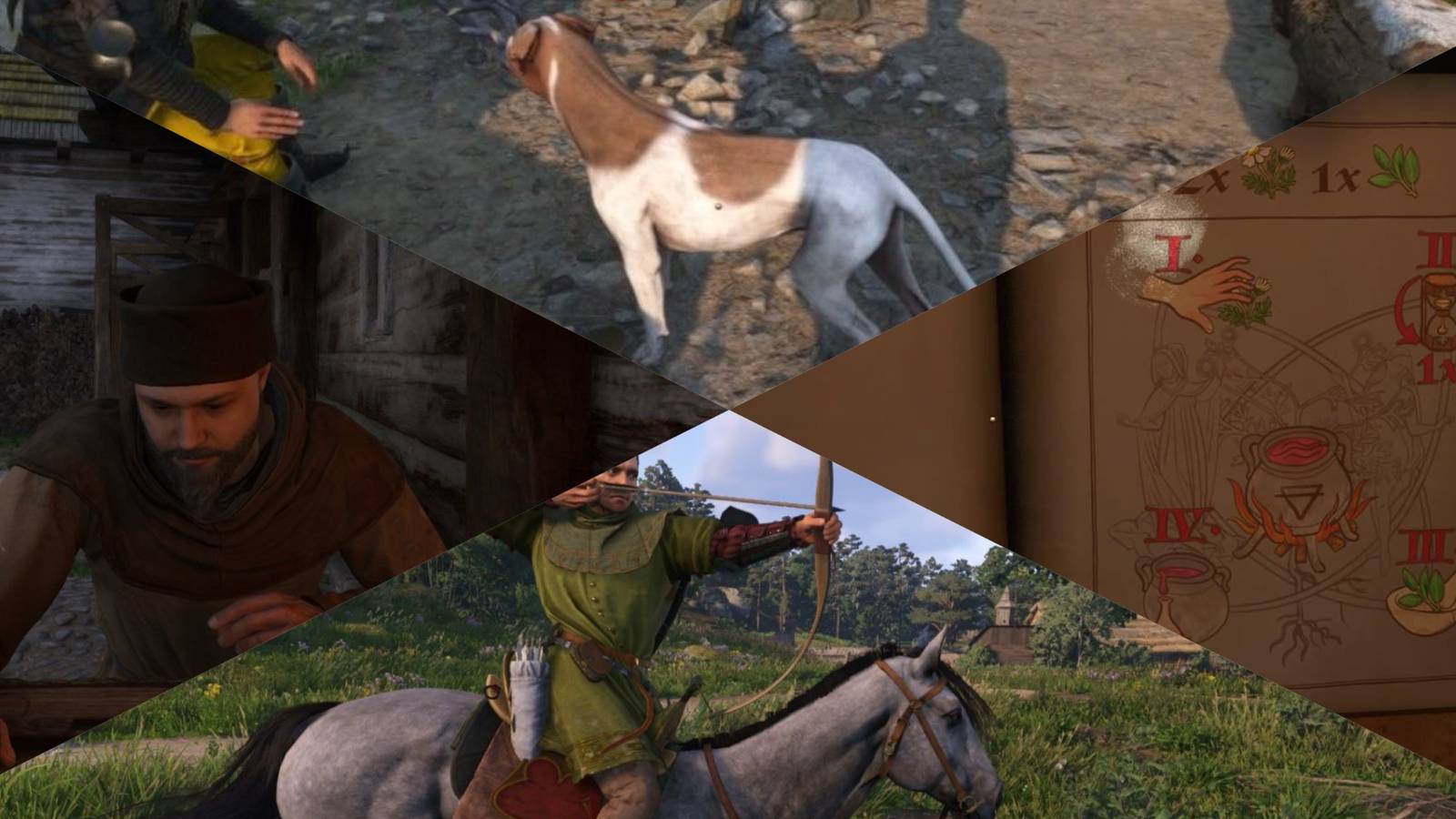 Kingdom Come Deliverance 2 best general skills mixed gameplay collage