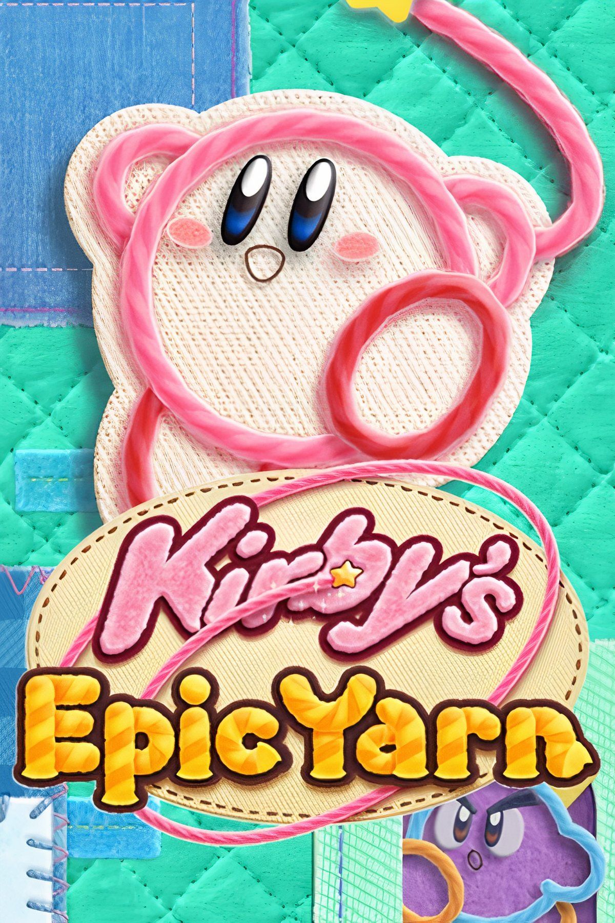 Kirby's Epic Yarn Tag Page Cover Art