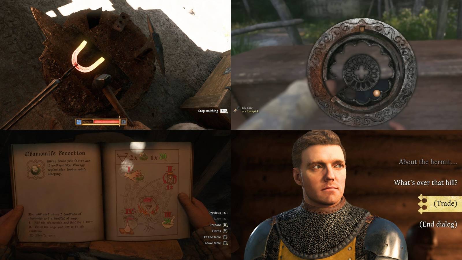 Kingdom Come Deliverance 2 things not to buy mixed gameplay collage