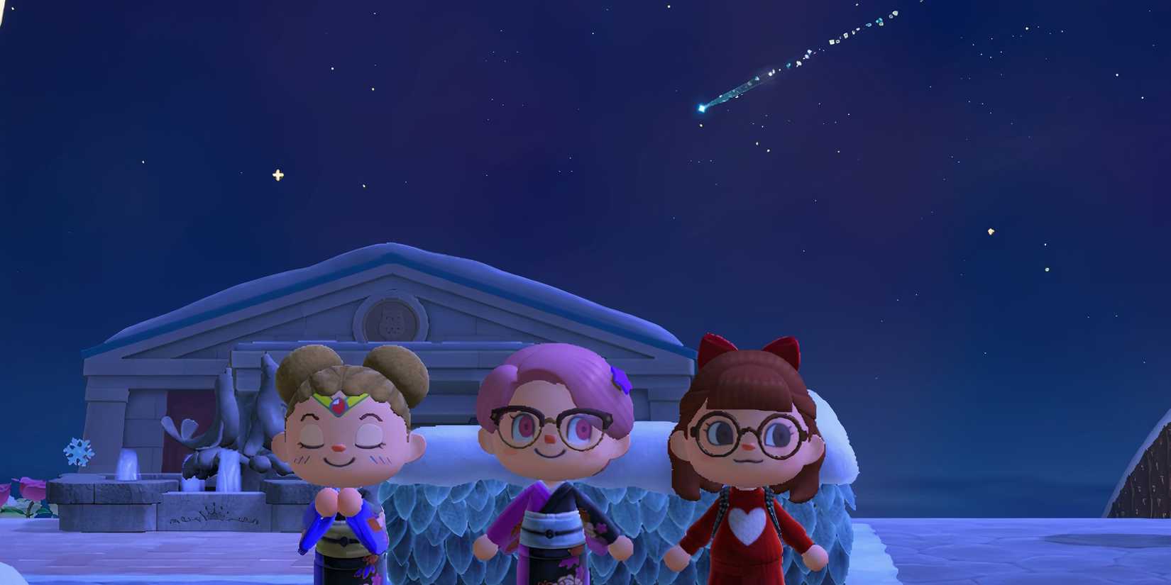 Wishing on a star in Animal Crossing: New Horizons