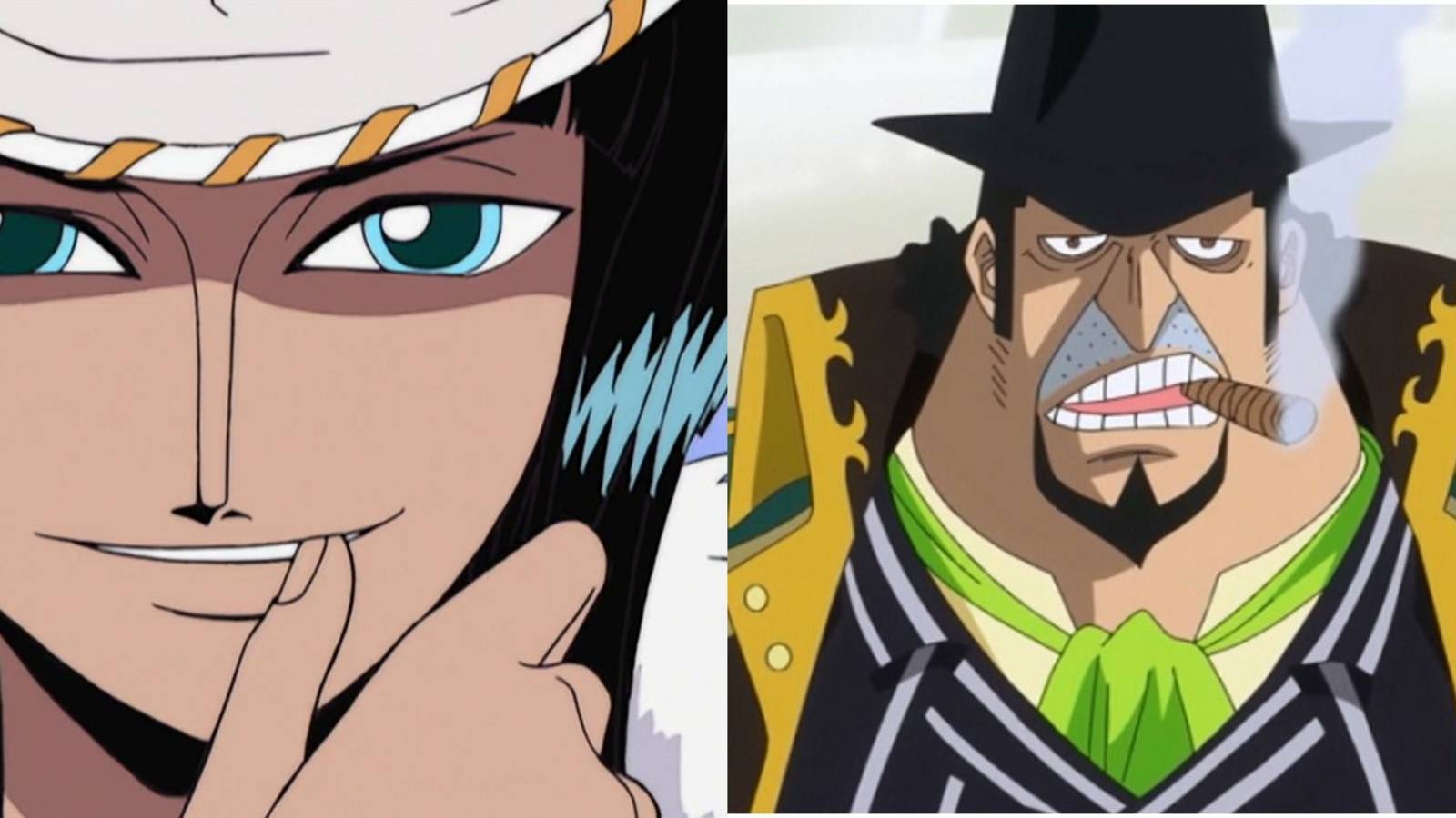 Nico Robin and Capone Bege were both involved in organized crime