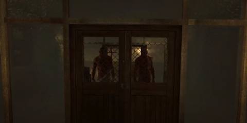 Outlast - twins at chapel doors