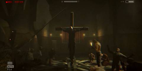 Outlast - Father Martin crucifixion