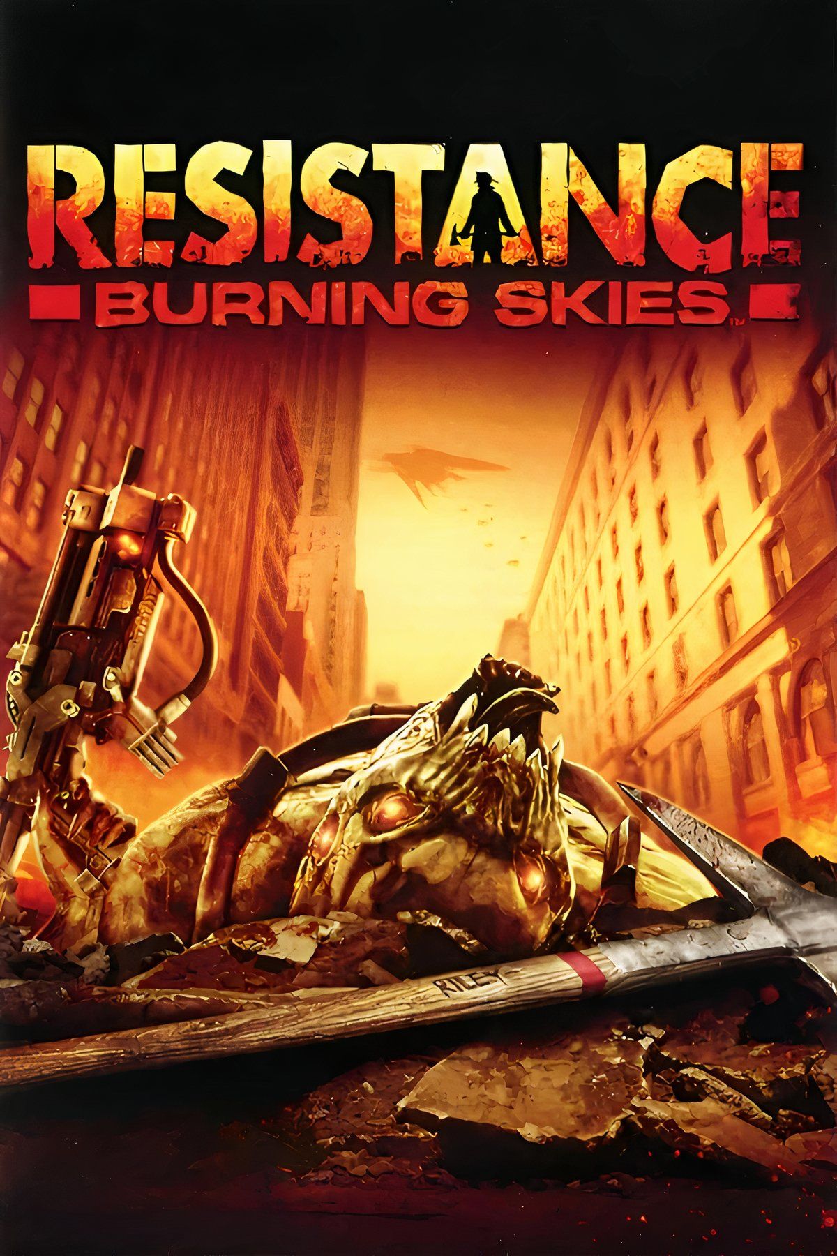 Resistance: Burning Skies Tag Page Cover Art