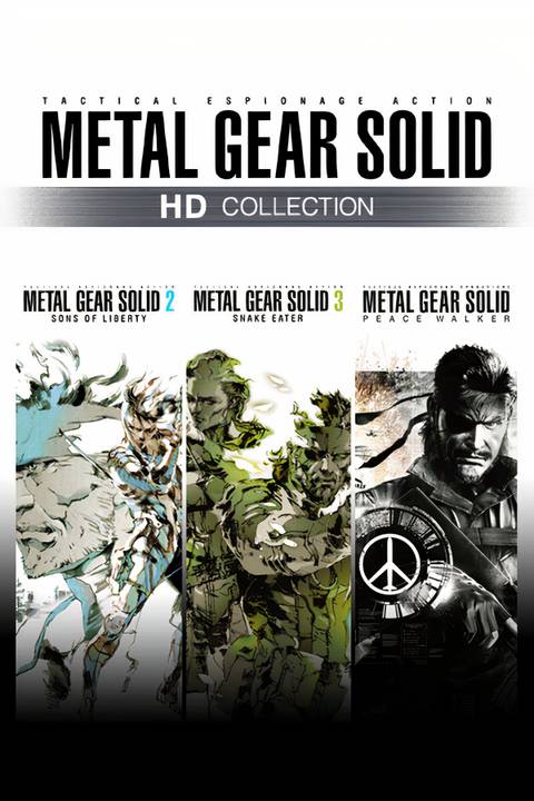 Metal Gear Solid HD Collection Tag Page Cover Art