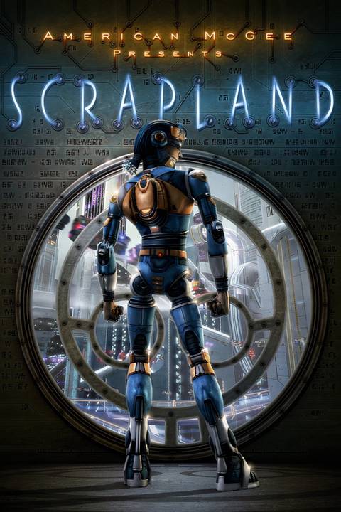 American McGee presents Scrapland Tag Page Cover Art