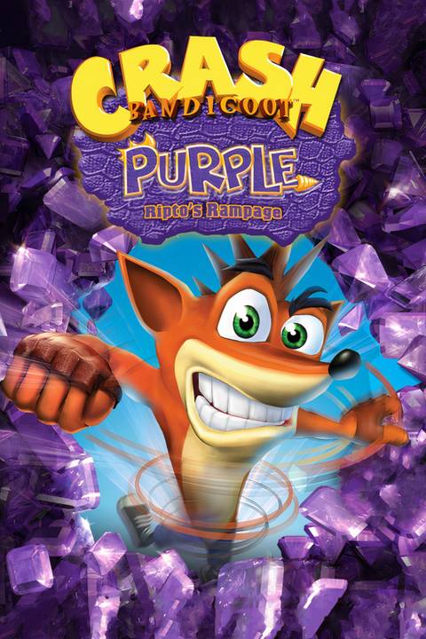 Crash Bandicoot Purple: Ripto's Rampage Tag Page Cover Art